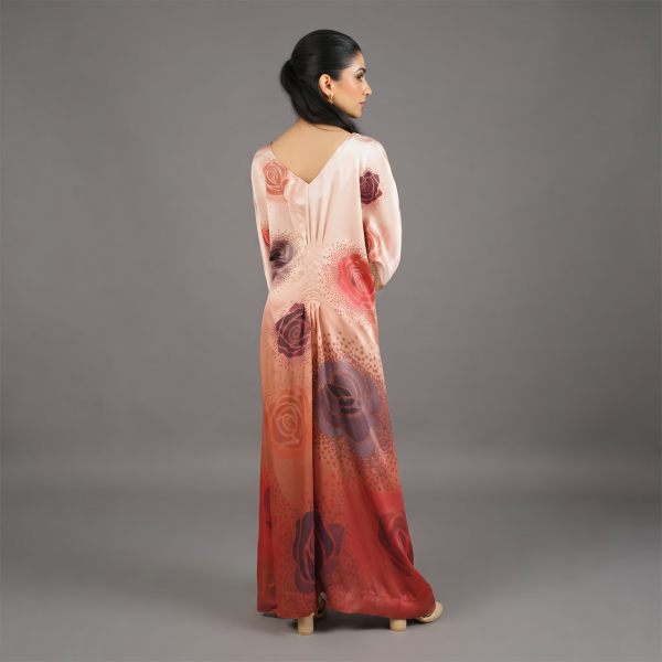 Blush Rose Luxe Kaftan Suit