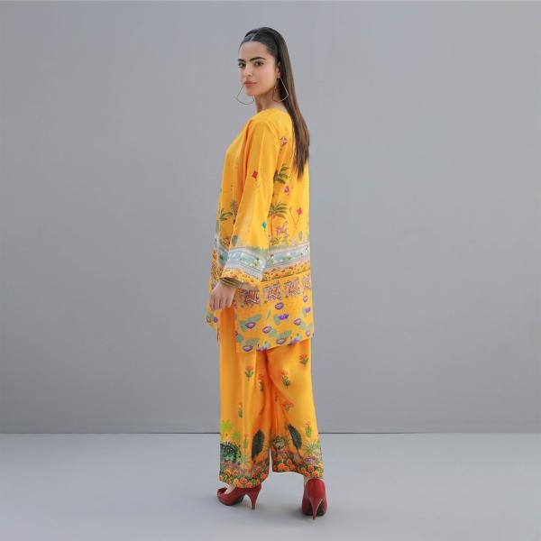 Sunshine Yellow Digital Print Co-Ord Set