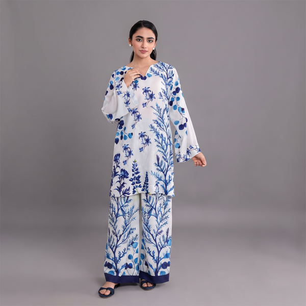 Blue Porcelain Bloom Suit