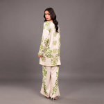 Ivory Verdant Bloom Suit