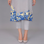 The Dove Grey Flora Organza Suit