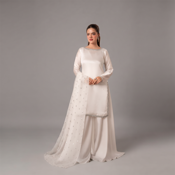 Pearl White Minimalist Elegance
