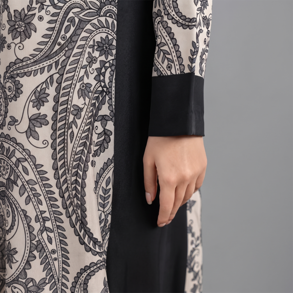 Classic Paisley Printed Maxi Dress