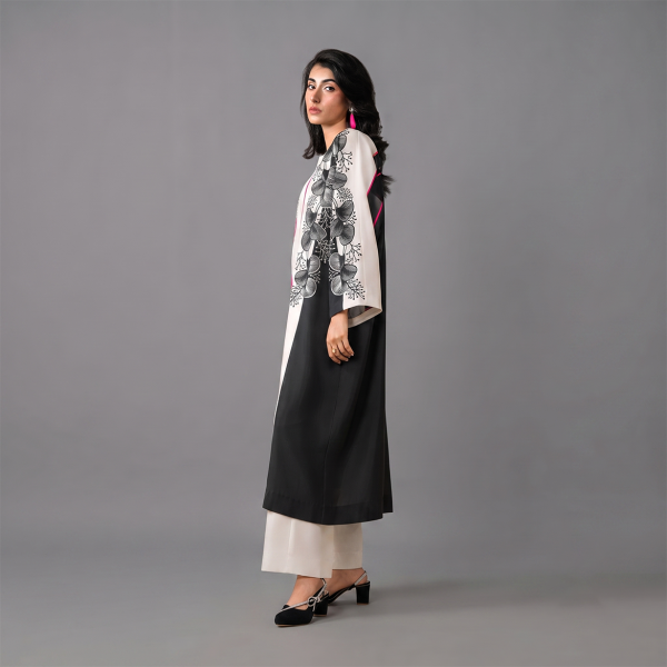 Noir Bloom Open Co-Ord Set