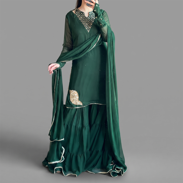 Emerald Grace Sharara Suit