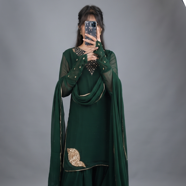 Emerald Grace Sharara Suit