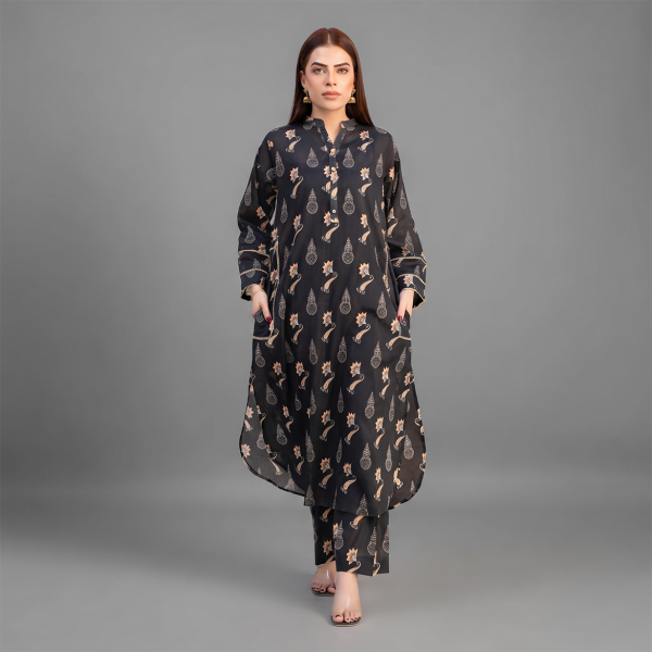 Midnight Noir Printed Co-Ord Set