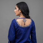Royal Sapphire Embroidered 3-Piece Formal Suit