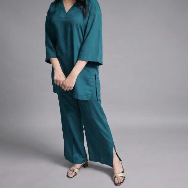 Relaxed Teal Co-ord Set