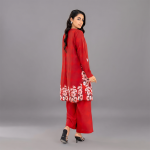 Crimson Bloom Layered Co-Ord Suit