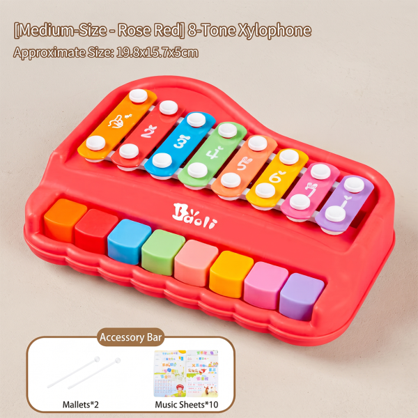 Children's eight-tone xylophone baby music educational enlightenment toys baby piano