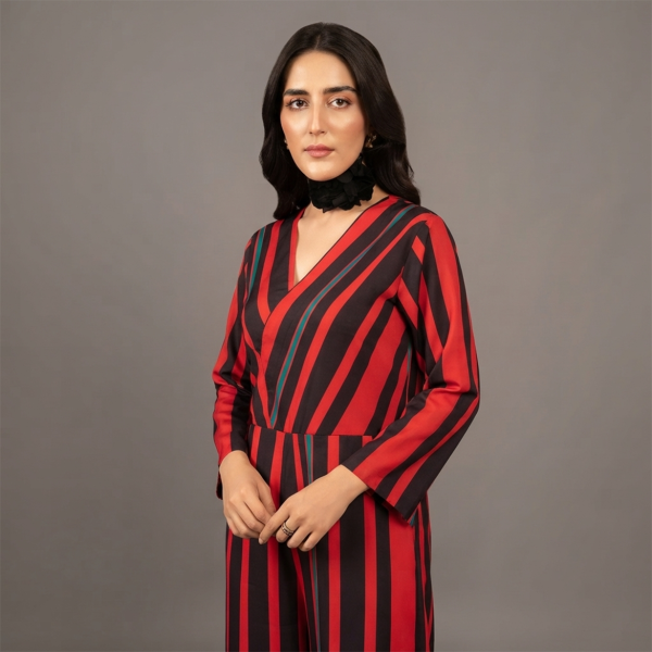 Striped Jumpsuit