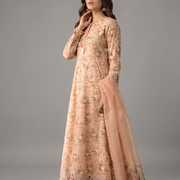 Blush Pearl Elegance Embroidered Lawn Suit