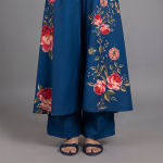 Midnight Azure Rose Suit