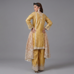 Mustard Embroidered Lawn Coordinate Set