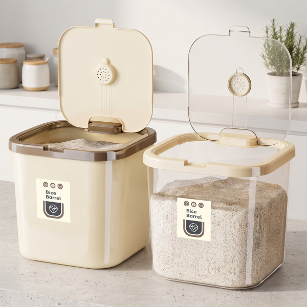 Rice Bucket for Home Use Grains, Flour, Simple Grain , Rice Storage Container