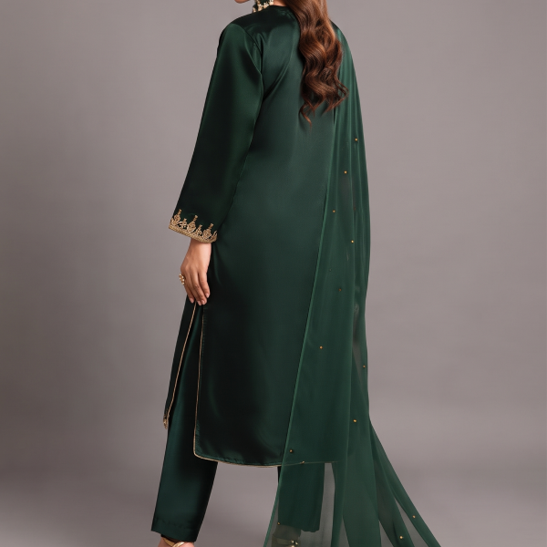 Emerald Royale Embroidered 3-Piece Suit