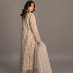 Luxe Embroidered Anarkali with Organza Dupatta