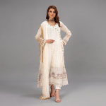 Embroidered Ivory Angrakha Set