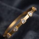 Orenoor Heart Diamond Bangle