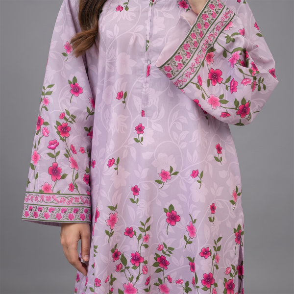 Blush Garden Floral Printed 2-Piece Lawn Suit