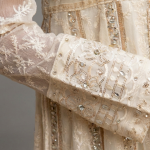 Embellished Ivory Anarkali Set