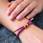 Orenoor Rope Bracelet - Mauve Pink