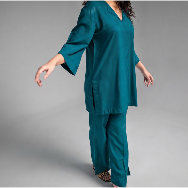 Relaxed Teal Co-ord Set