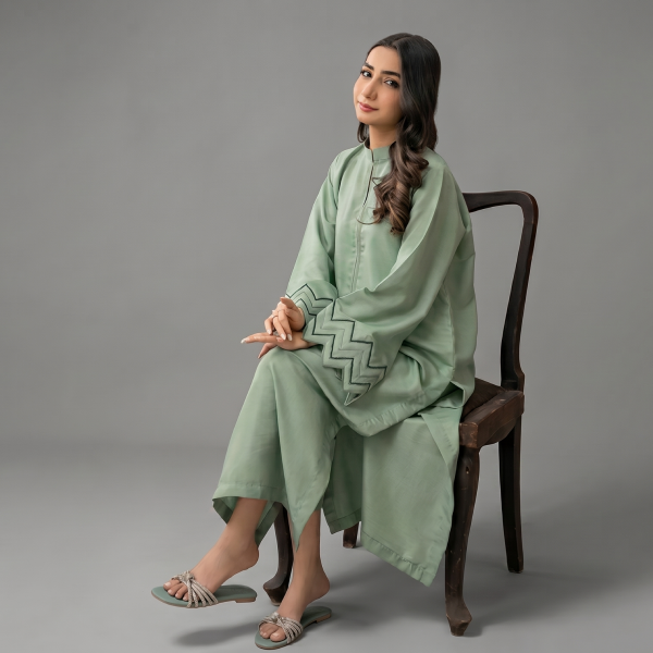 Premium Apple Green Co-Ord Set
