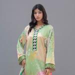 Pistachio Bloom Digital Print Lawn Suit