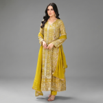 Embellished Mustard Yellow Set