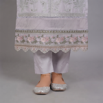 Misty Lilac Floral Embroidered 3-Piece Suit