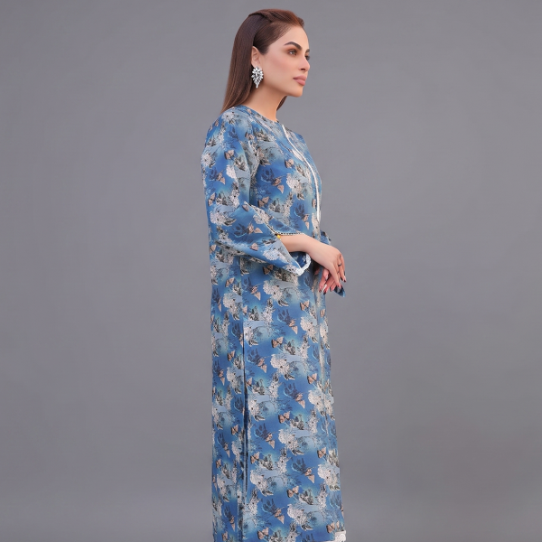 Azure Blossom Printed Co-Ord Set
