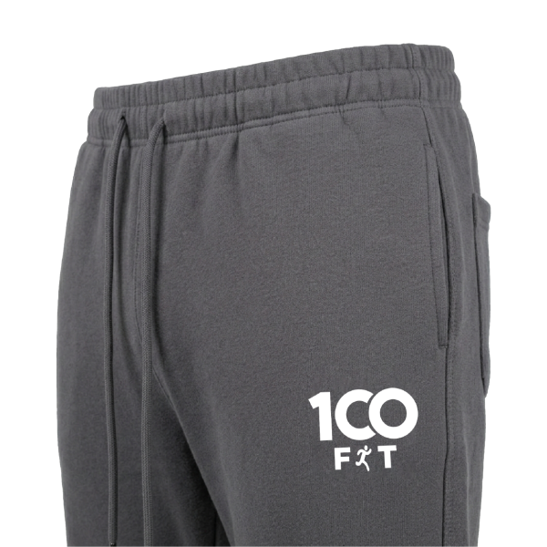 100Fit Men’s Premium Grey Cotton Trouser