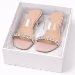 Transparent Block Heels for Womens