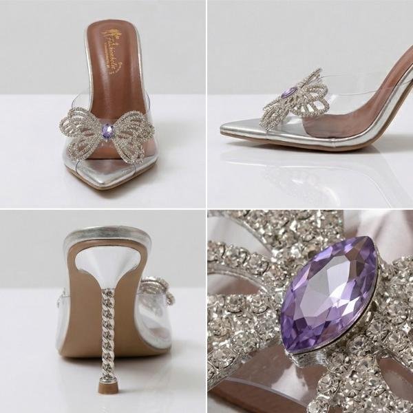 Butterfly Transparent Sandals