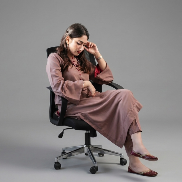Sophisticated Mauve Kurta and Trouser Set