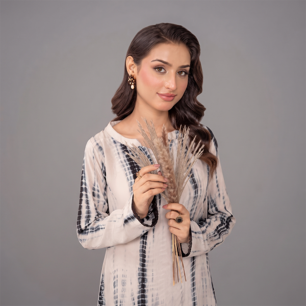 Ivory Noir Tie-Dye Co-Ord Set