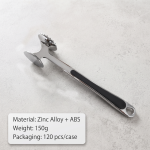 Kitchen Meat Hammer Solid Steak Hammer Steak Beating Tendon Breaking Hammer Tender Meat Hammer Household Loose Meat Hammer Double-sided Meat Hammer