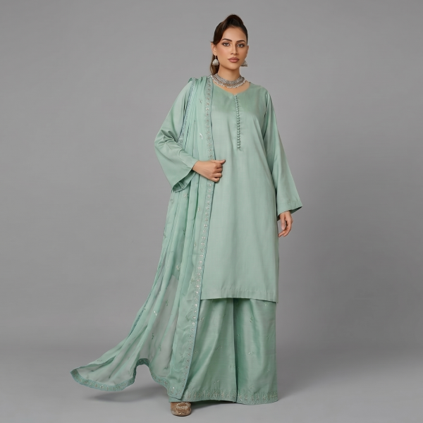Sage Green Minimalist Co-ord Set