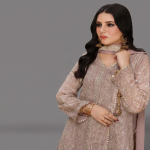 Embellished Rose Angrakha Set