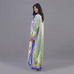 Elegant Pastel Floral Kaftan / Maxi Dress