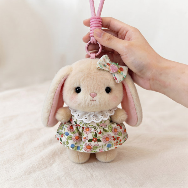 Cute plush toy bag charm car roof doll - perfect little gift & decorative