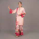 Pastel Peach Floral Co-ord Set