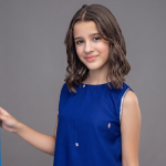 Royal Sapphire Embellished Girls' Kurta & Palazzo