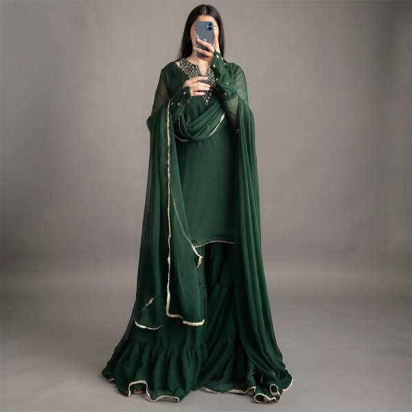 Emerald Grace Sharara Suit