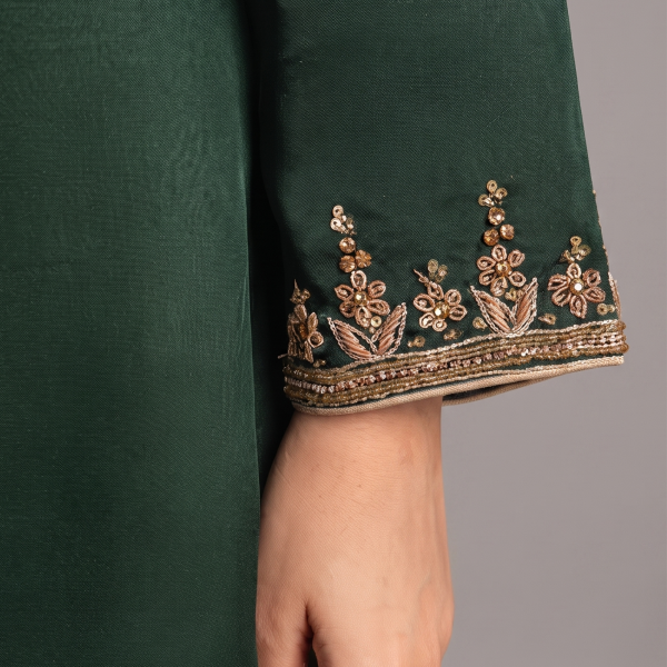 Emerald Royale Embroidered 3-Piece Suit
