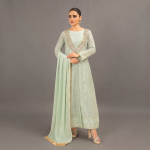 Peach Lumière Embellished 3-Piece Formal Suit