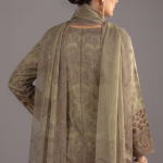 Olive Royale Luxury Printed Lawn 3-Piece Suit