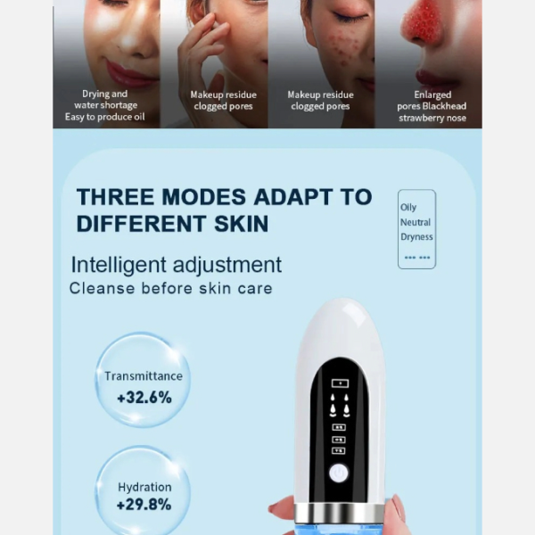 Vacuum Pore Cleaner – 6-in-1 Blackhead Remover for Clear & Healthy Skin